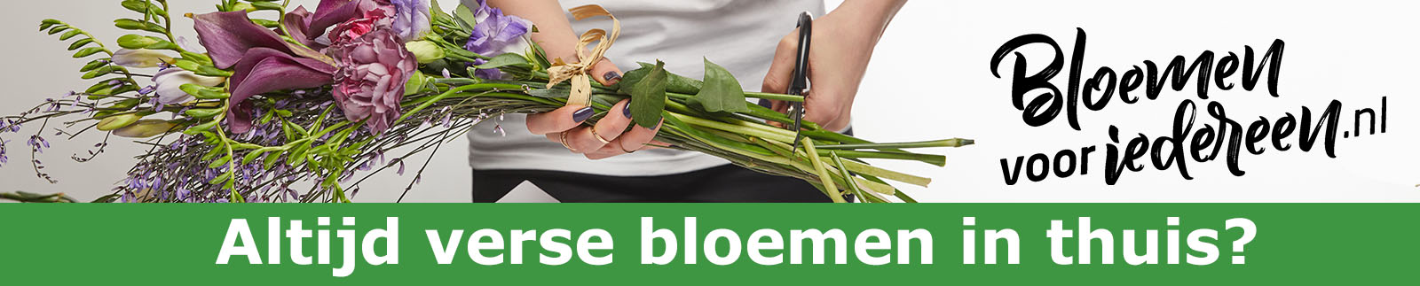 Bloemenvooriedereen.nl: altijd verse bloemen in huis? Bloemenabonnement bij bloemist BLM001